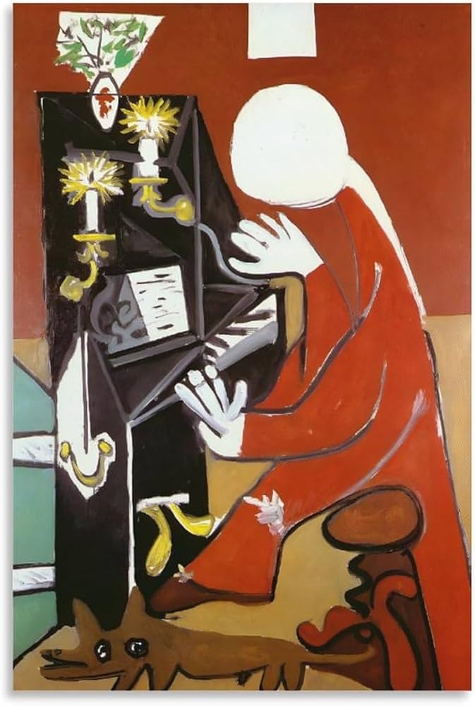 644 パブロ ピカソポスター Latelier a Cannes 抽象画 パブロ・ピカソ