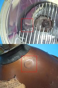 Amazon.co.jp: 当時物 シビエ 150パイ Cマーク 凹レンズ ヘッドライト