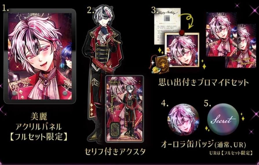 悪魔執事と黒い猫 あくねこ アモン バースデー 缶バッジ 35点 悪魔執事