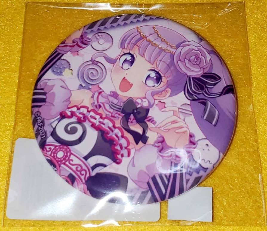 プリティーオールフレンズ プリパラ ファルル ハート缶バッジ 2025年