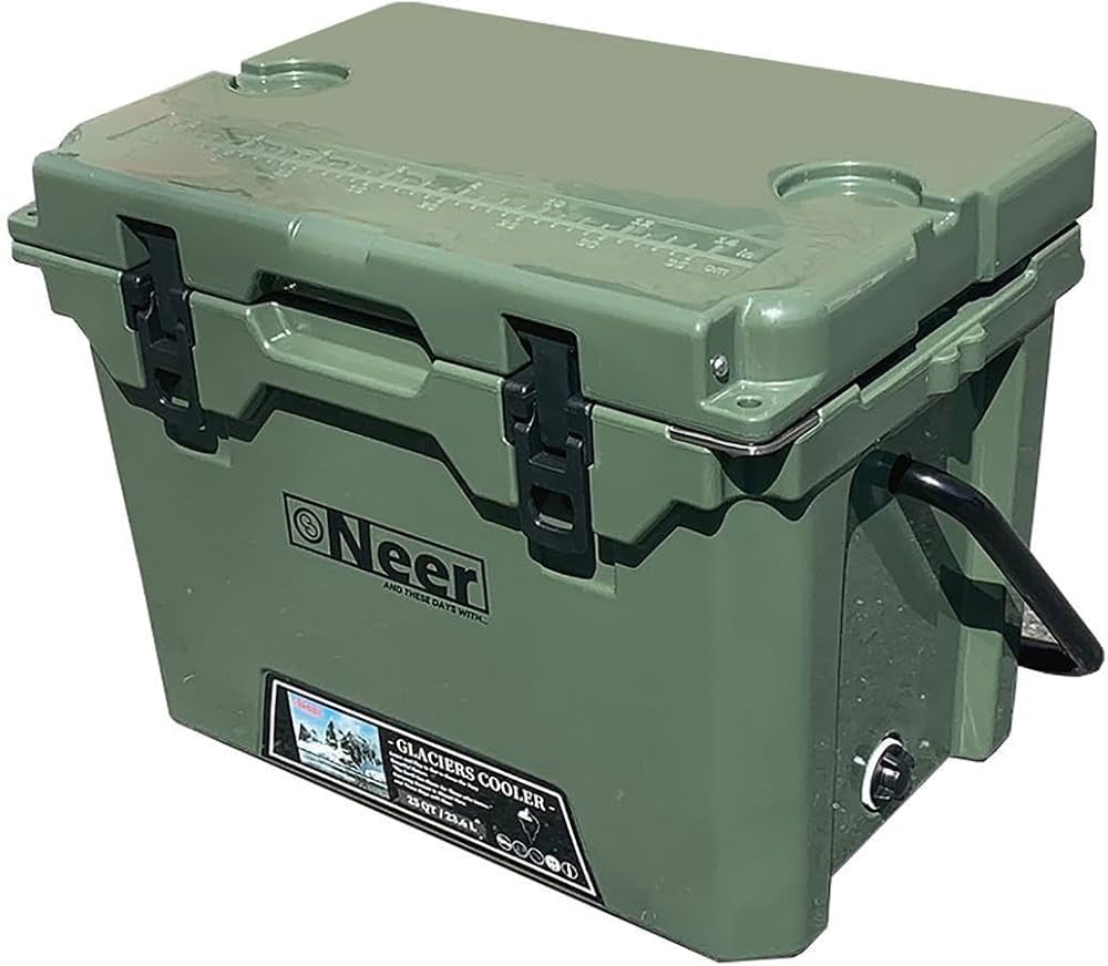 Neer グレイシャーズクーラーボックス 25QT 23.6L グレー 1647-intel