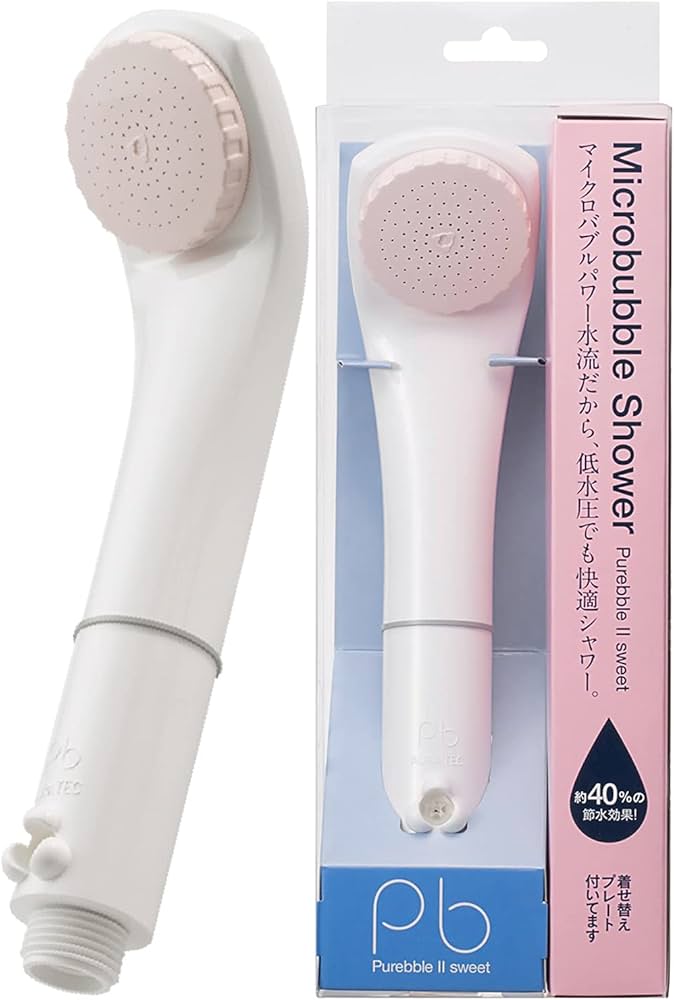 Amazon.co.jp: ピュアブルII シャワーヘッド マイクロナノバブル 日本
