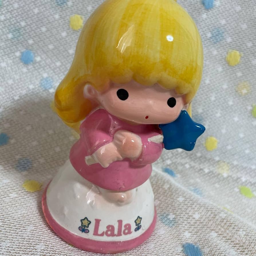 公式 レア キキララのLalaの貯金箱 陶器 LittleTwinStars キキララ