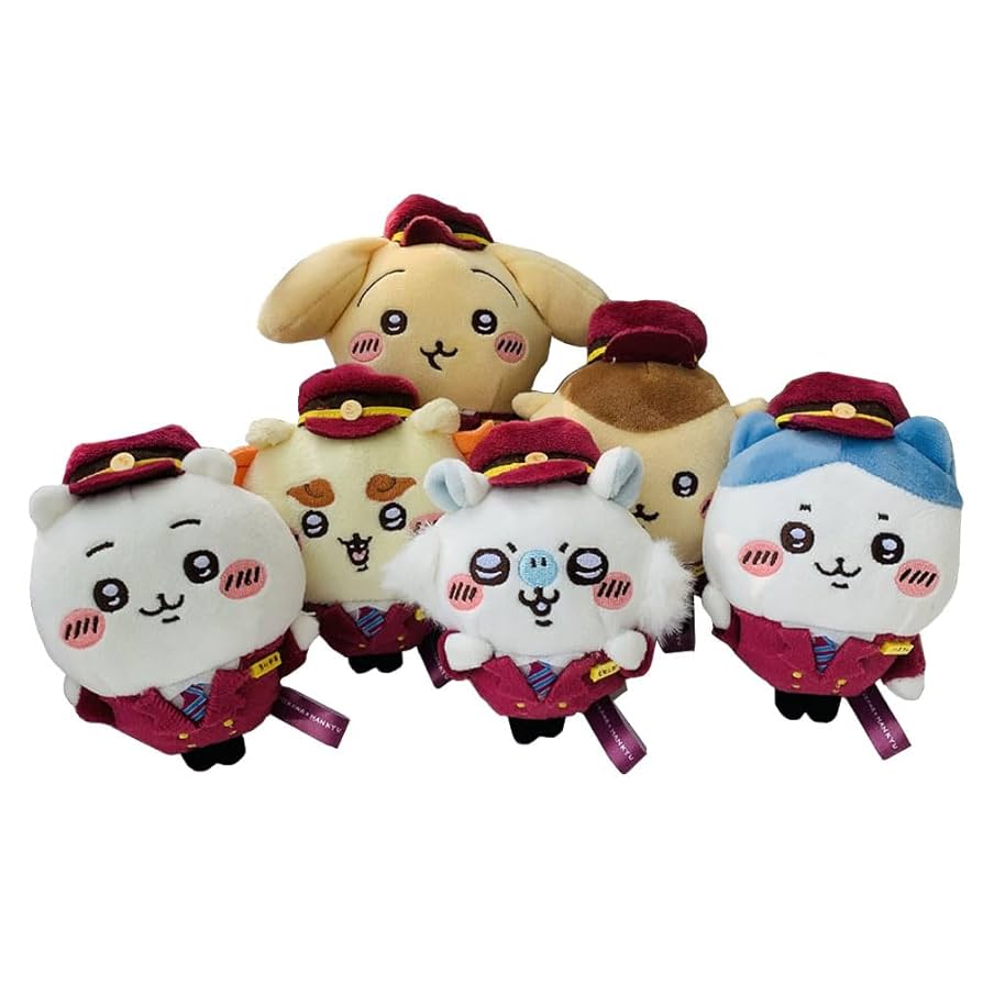 ちいかわ 阪急電車なマスコット うさぎ ハチワレ ぬいぐるみ アニメ