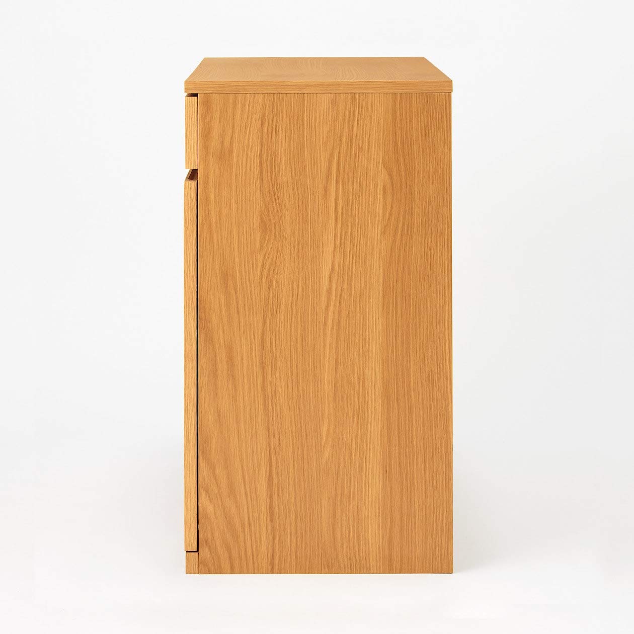 おの】無印良品 オーク材キャビネット大 木製扉 Amazon.co.jp : 無印