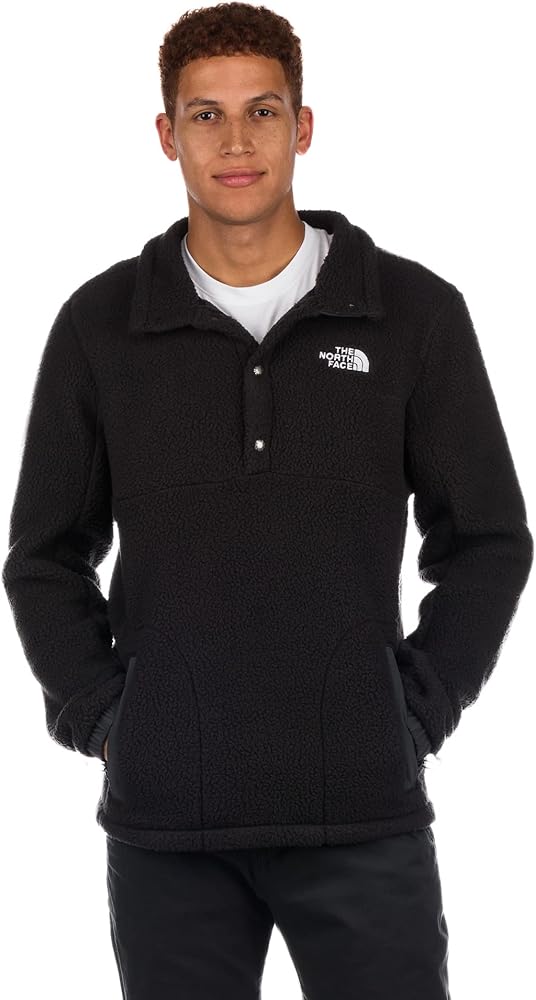 The North Face Parkview 1/2 Snap Mens Fleece TNF Black/Asphalt