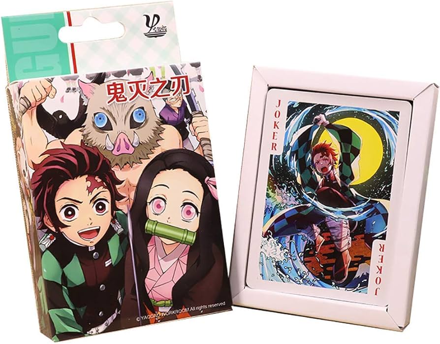 Amazon.co.jp: 【PANHUI】 54枚 for 鬼滅の刃トランプ カードゲーム