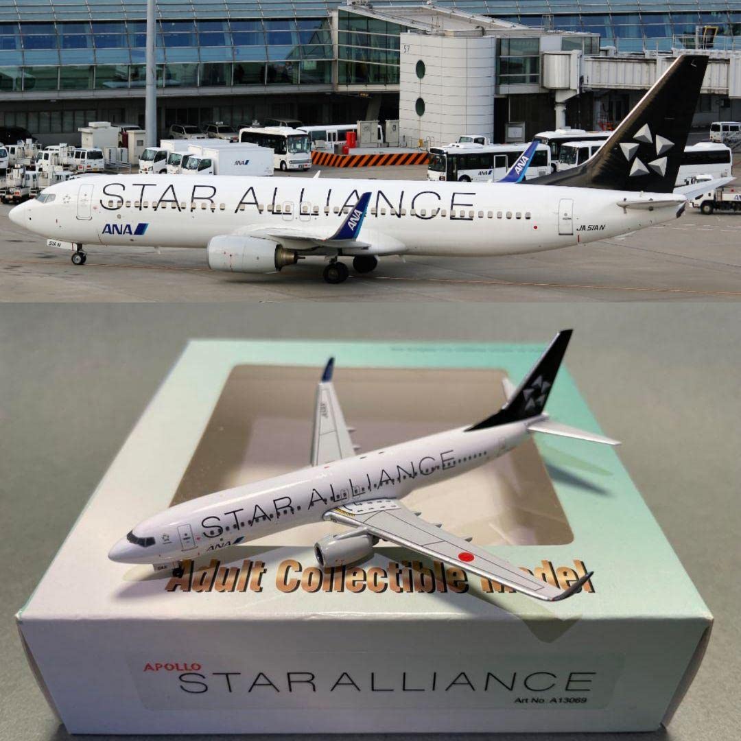 JFox 1/200 ANA 737-800 JA51ANスターアライアンス塗装 JFox 1/200 ANA