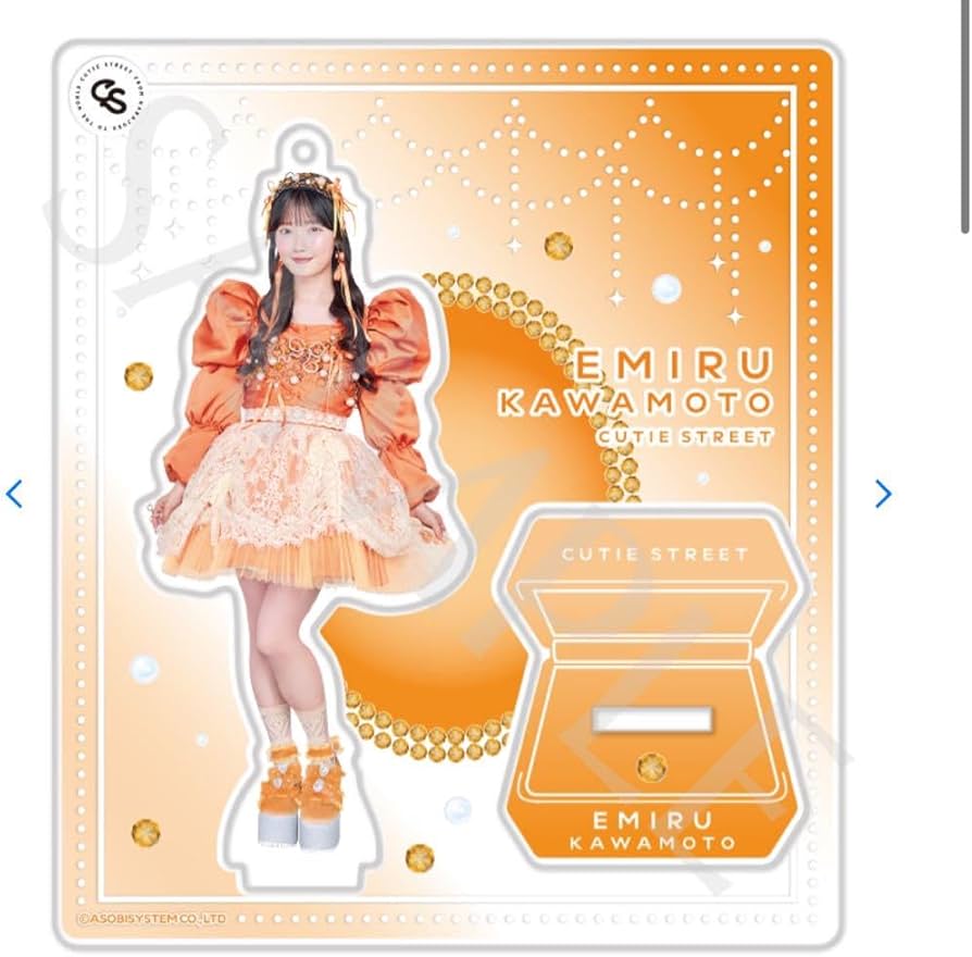 cutie street 川本笑瑠直筆サイン入りアクリルボード 川本笑瑠(CUTIE