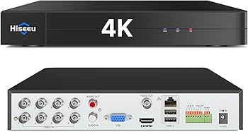 Amazon.com : Hiseeu 4K 8 Channel DVR Security Digital Video