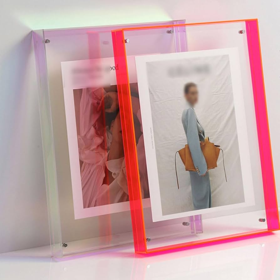 バレリーナのアクリル画色紙サイズ フレームなし バレリーナのアクリル