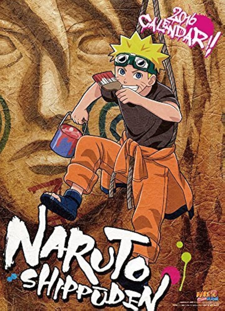 Amazon.co.jp: NARUTO-ナルト-疾風伝(映画版) 2016カレンダー 壁掛け