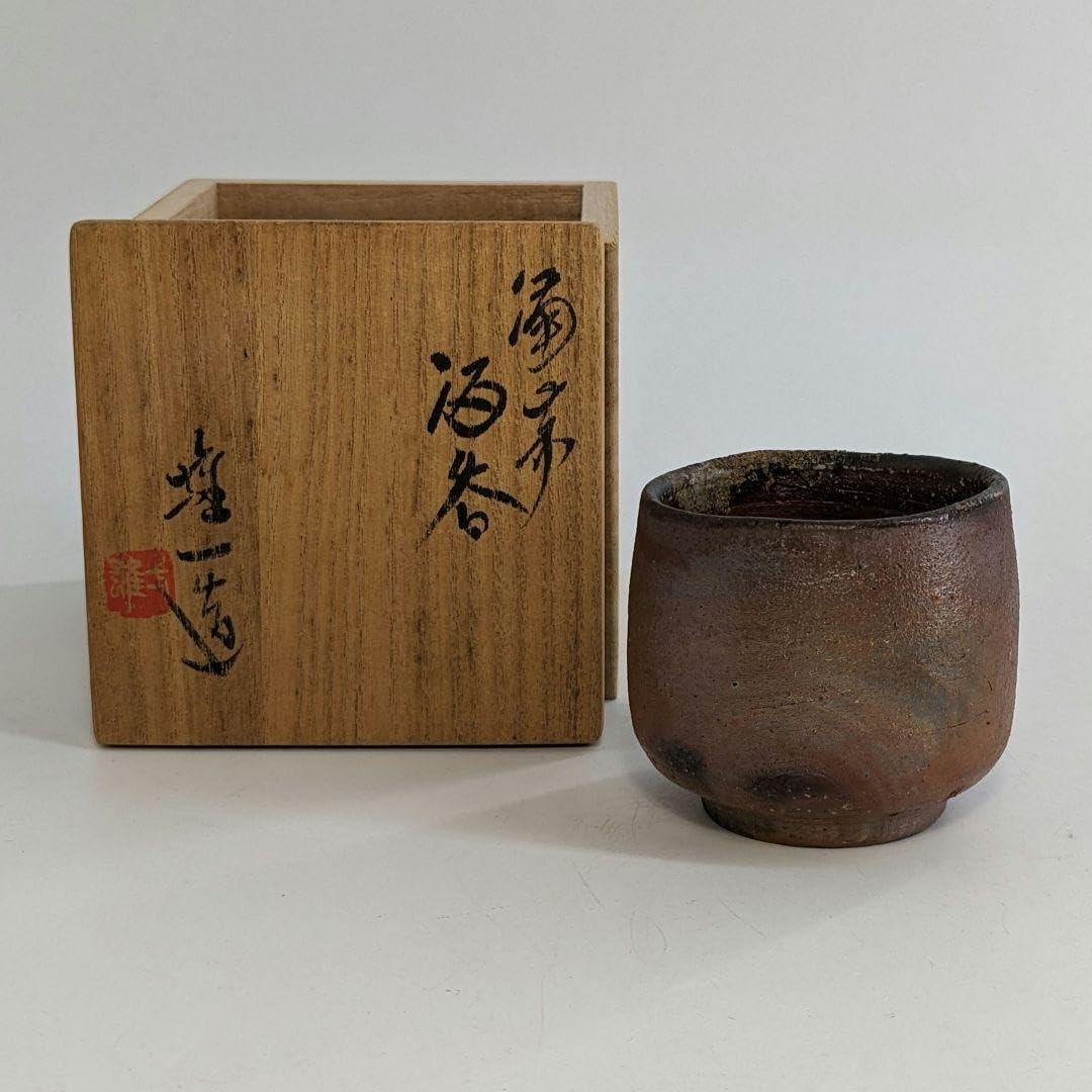 輪島塗名工「井波唯志」海華文 花器 蒔絵 沈金 黒塗 木製漆塗 共箱