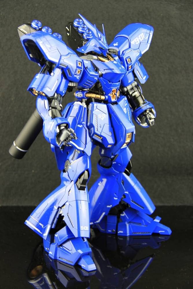ガンプラ 塗装済み完成品 MGサザビーVer.Ka 徹底修正改造 ミキシング