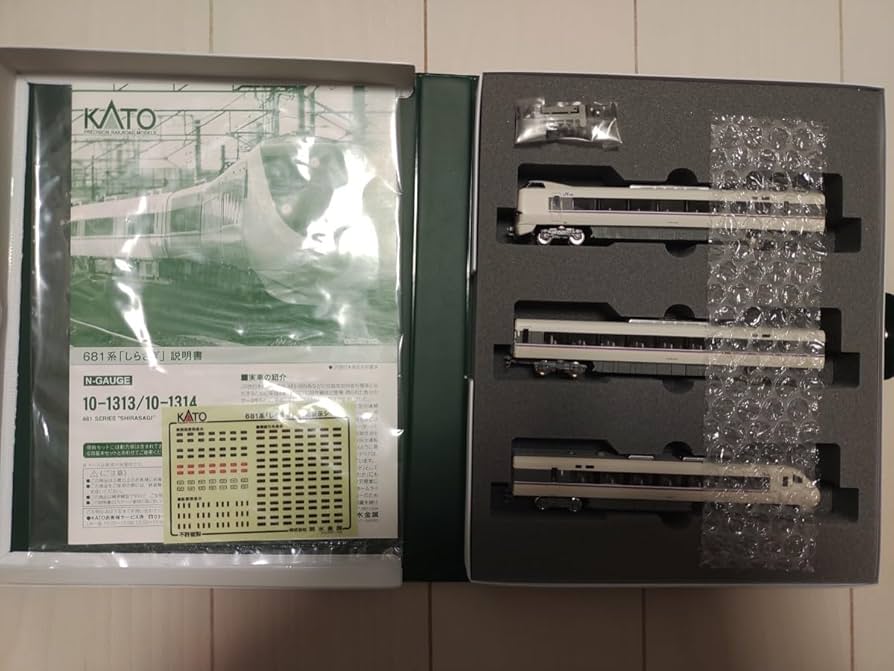 Amazon | KATO 10-1314 681系 しらさぎ 3両増結セット | 鉄道模型 通販