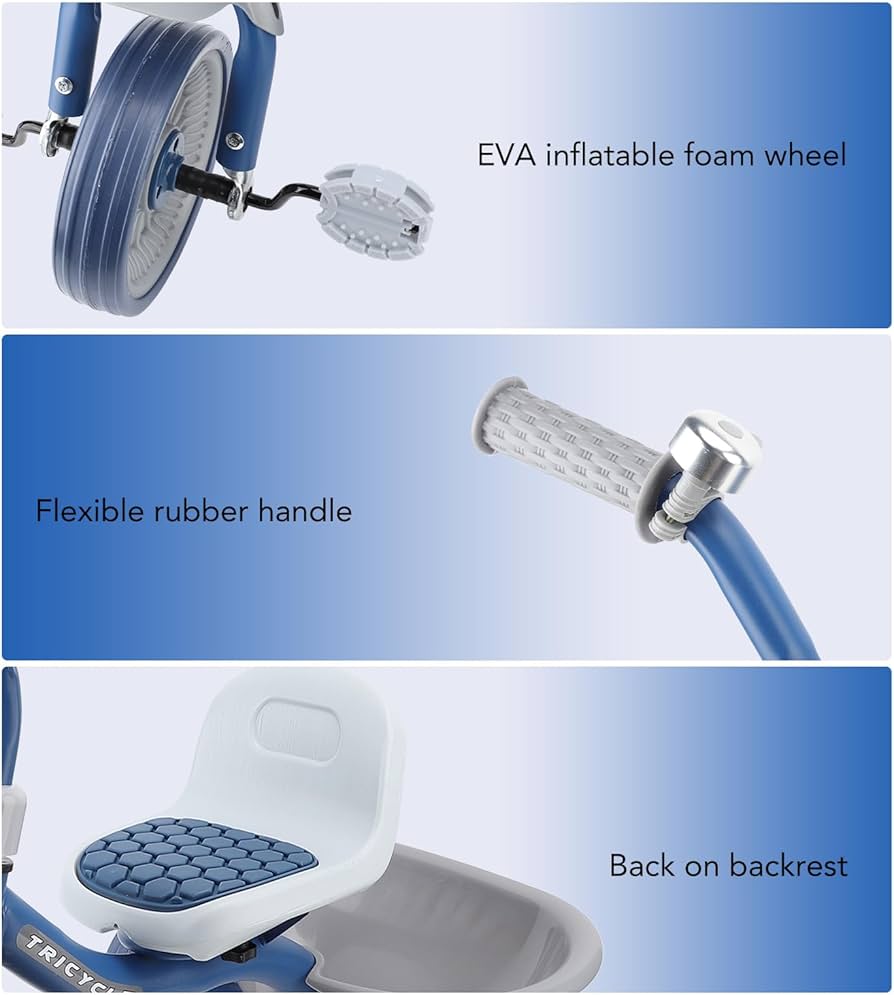 Amazon.co.jp: キッズトライク三輪車 ブルースムージング回転幼児