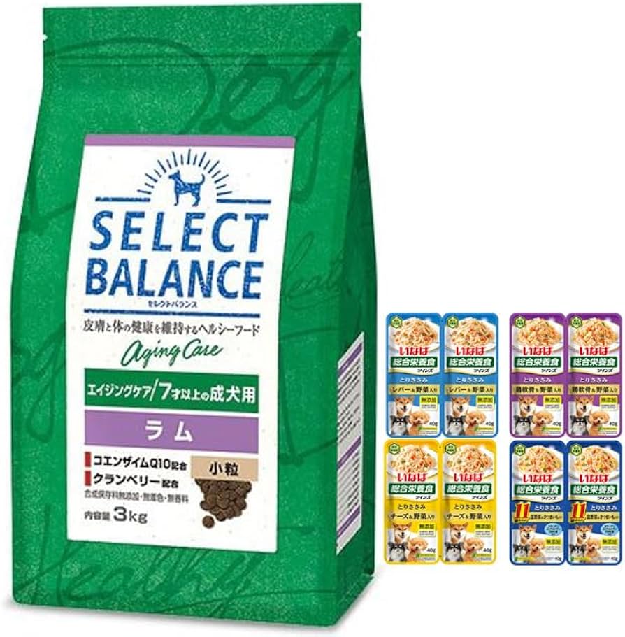 Amazon.co.jp: セレクト エイジングケア ラム 小粒 3kg【犬想い