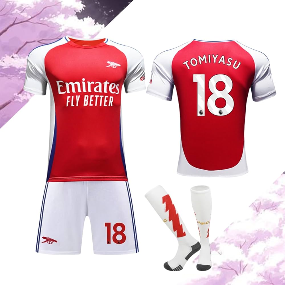 Arsenal 23/24 3rd Kid NO.18 冨安 24-25 アーセナル 3rd