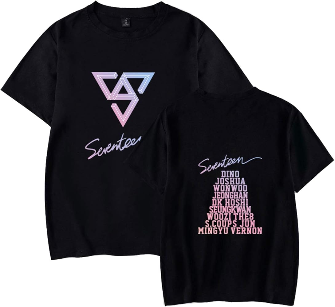 Xkpopfans Seventeen T-Shirt Album Same Style Tshirts Woozi Vernon