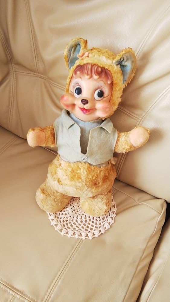 ビンテージ ラシュトン ラバーフェイス ドール 泣き顔 ベア ビンテージ