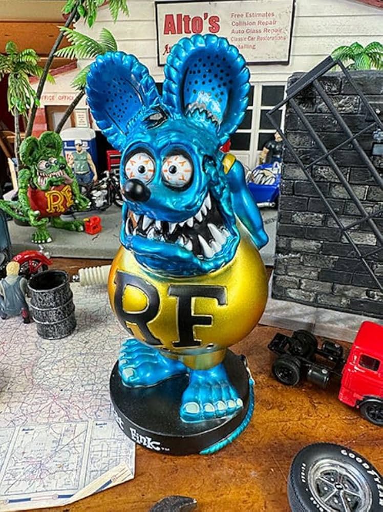 Amazon.co.jp: FUNKO Wacky Wobbler RAT FINK （メタリックブルー