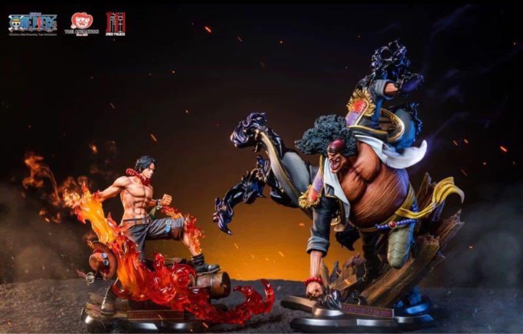 ワンピース エース 黒ひげ フィギュア ガレージキット ONE PIECE