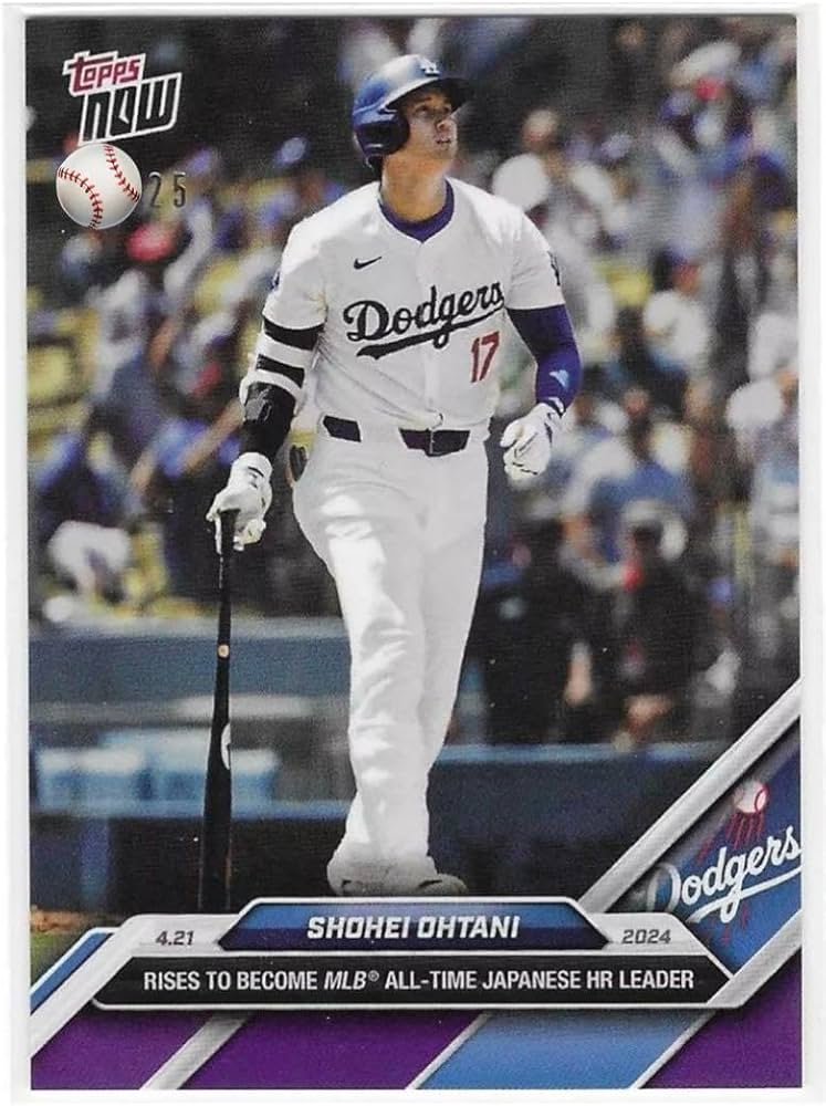 大谷翔平 ohtani topps now 25枚限定ドジャース エンゼルス