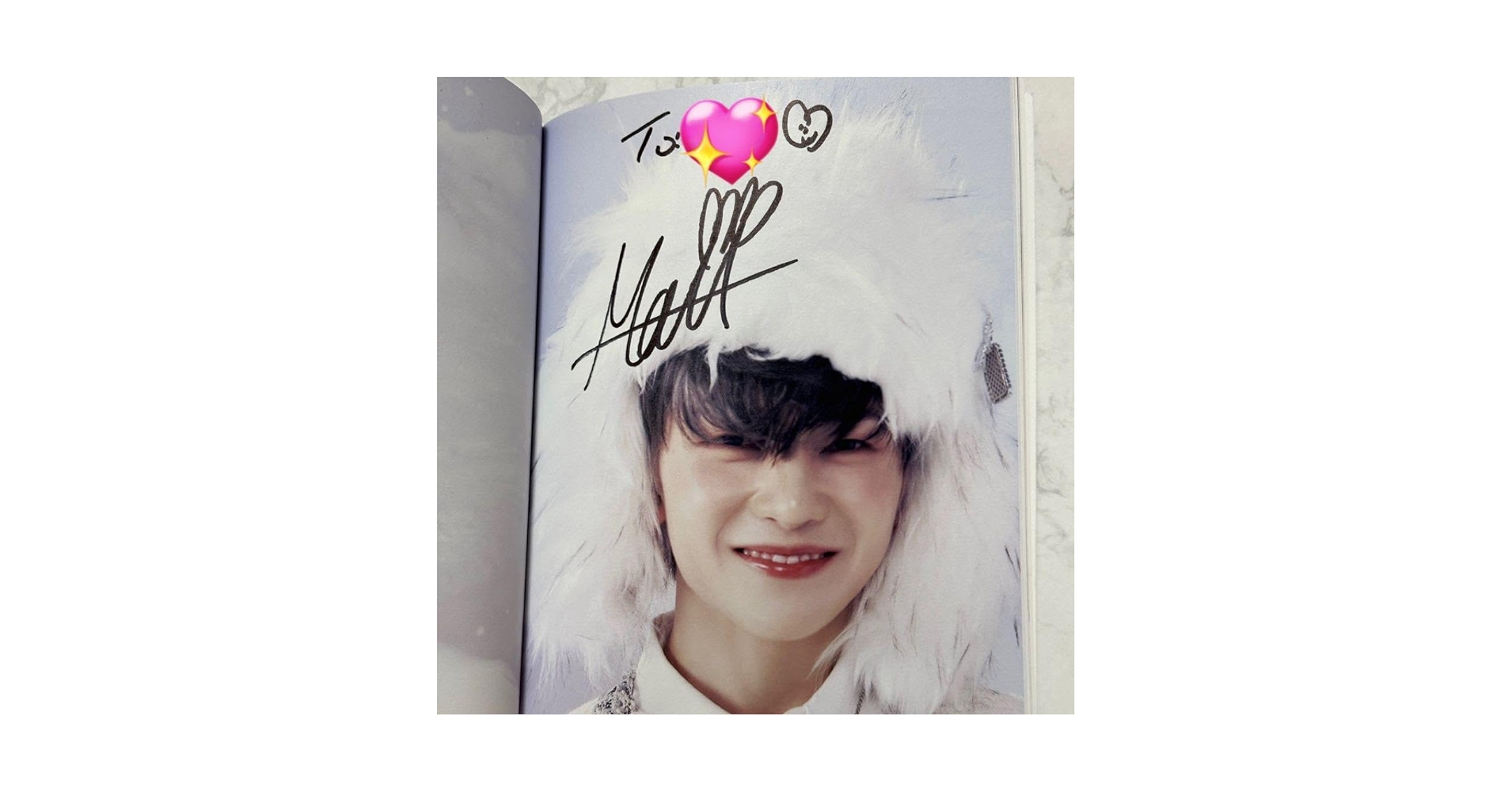 Y43 ZB1 メテュ 直筆サイン QQ Music 中華 星4 世界に1枚 Y43 ZB1