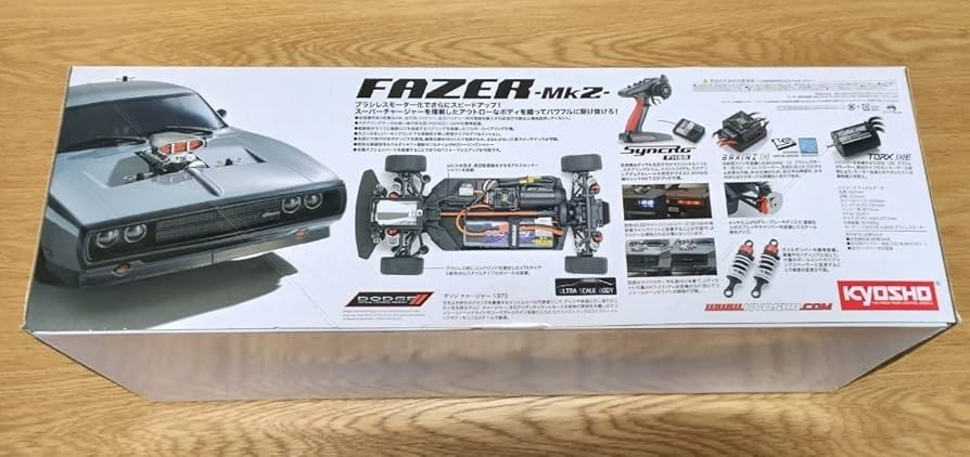 Amazon.co.jp: 京商 1/10 ラジコン FAZER MK2 1970 ダッジ