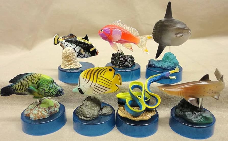 日本水族館立体生物図録 14種フルコンプ 内袋未開封 ボーナス