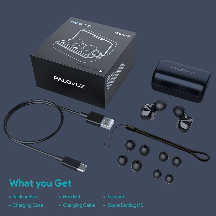 Amazon.com: PALOVUE Wireless Earbuds Bluetooth Headphones