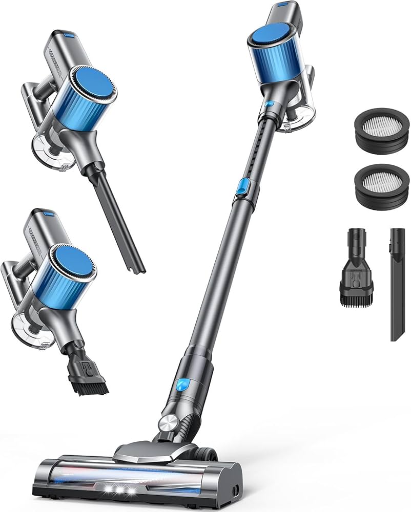 Amazon | 掃除機 コードレス 【50Kpa超強力吸引】50分連続稼働