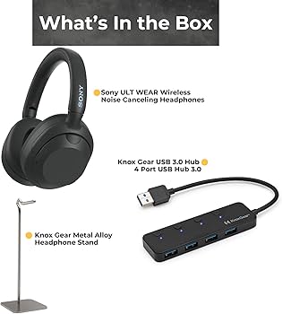 Amazon.com: Sony WHULT900N-B ULT Noise Cancelling Headphones