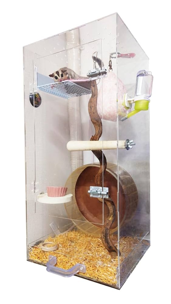 モモンガ アクリルケージ