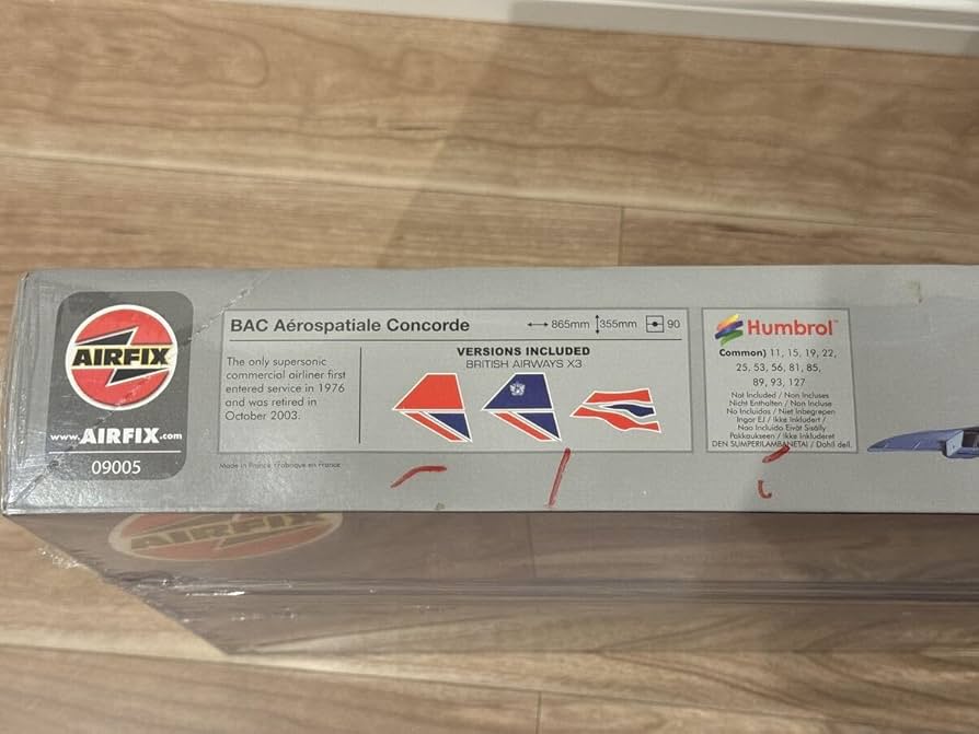 Amazon | AIRFIX ブリティッシュエアウェイズ コンコルド プラモデル 1