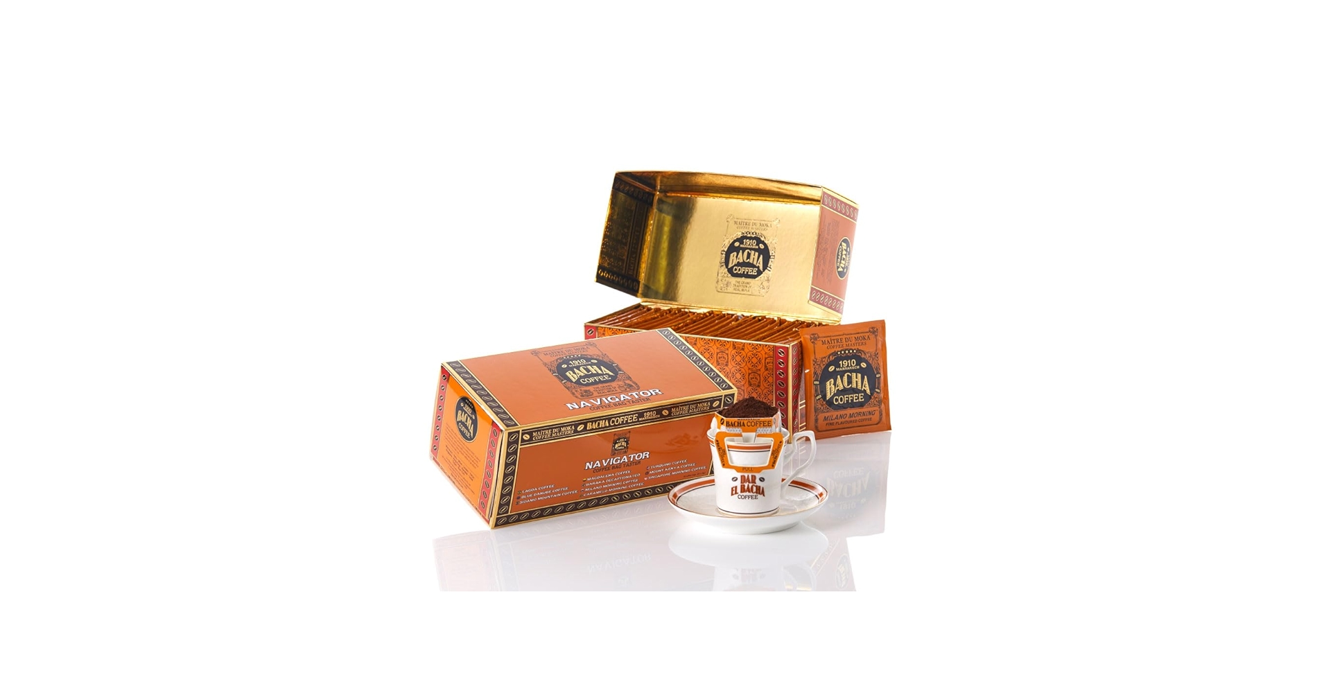 Amazon.com : Bacha Coffee | Assorted NAVIGATOR Coffee Taster, 100