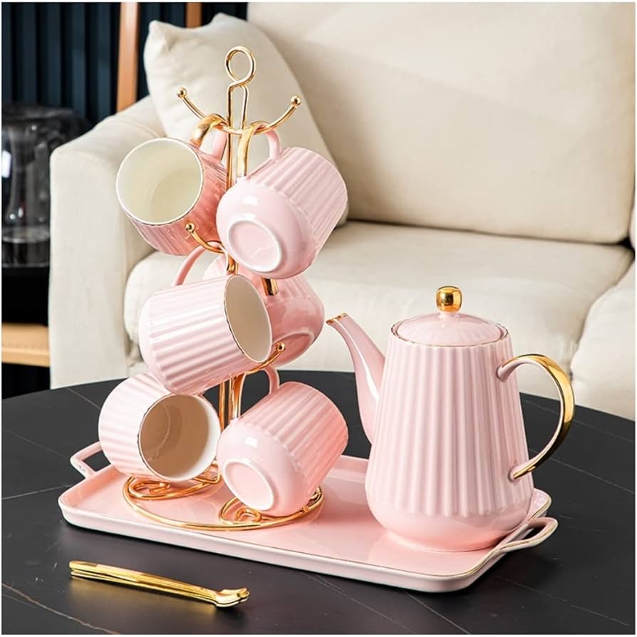 Amazon｜ティーセット コーヒーカップセット 紅茶ポット セット 9