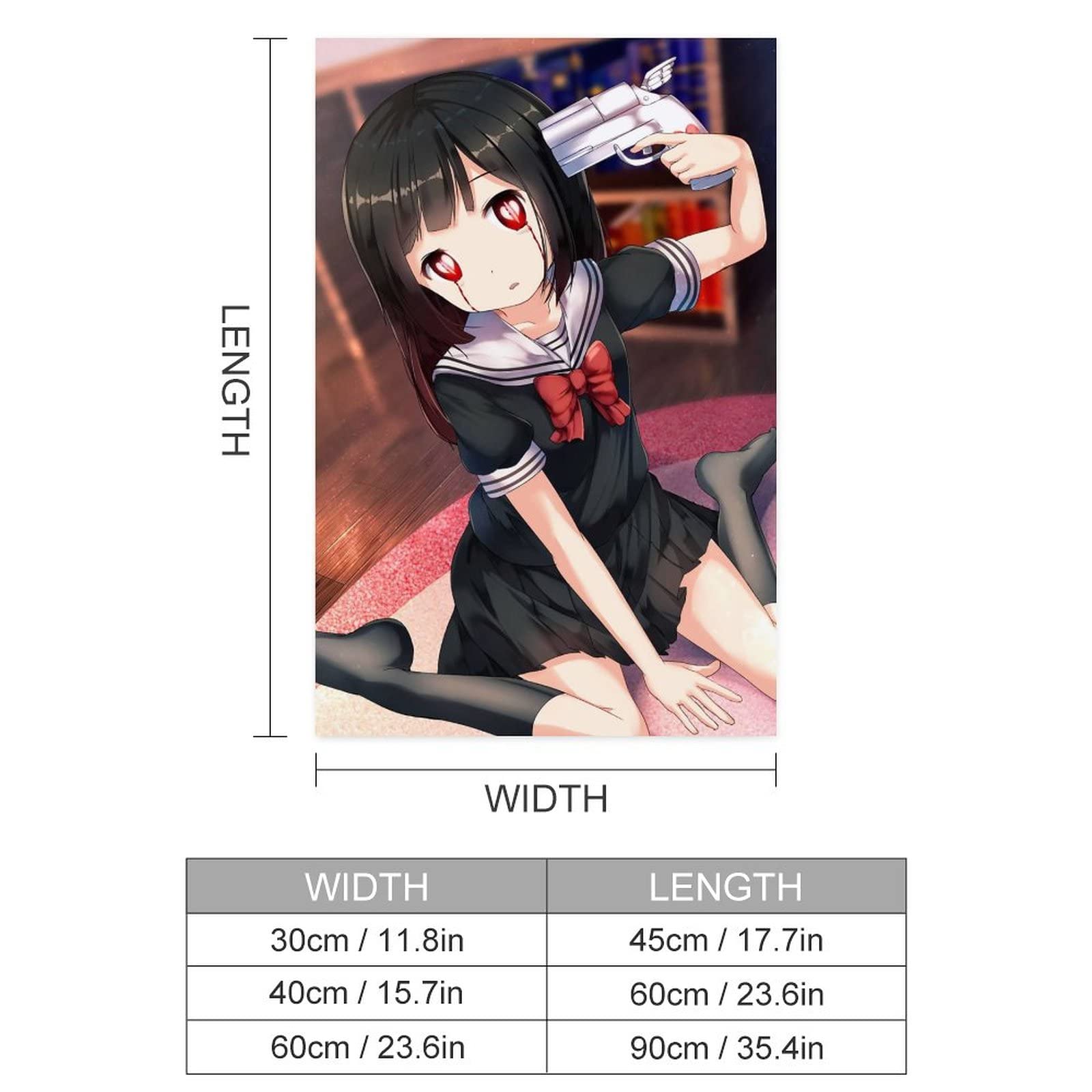 BLACKMagician魔法少女 アニメデザインポスター 約30cm BLACKMagician