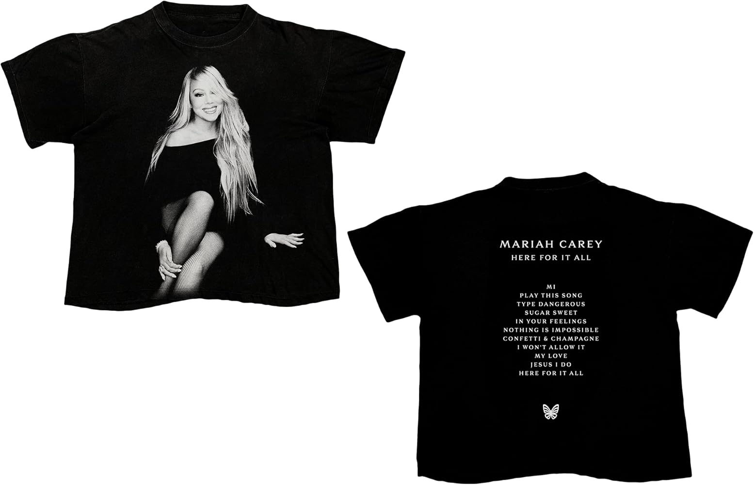 Amazon.com: Mariah Carey Official Merch Here For It All Tracklist