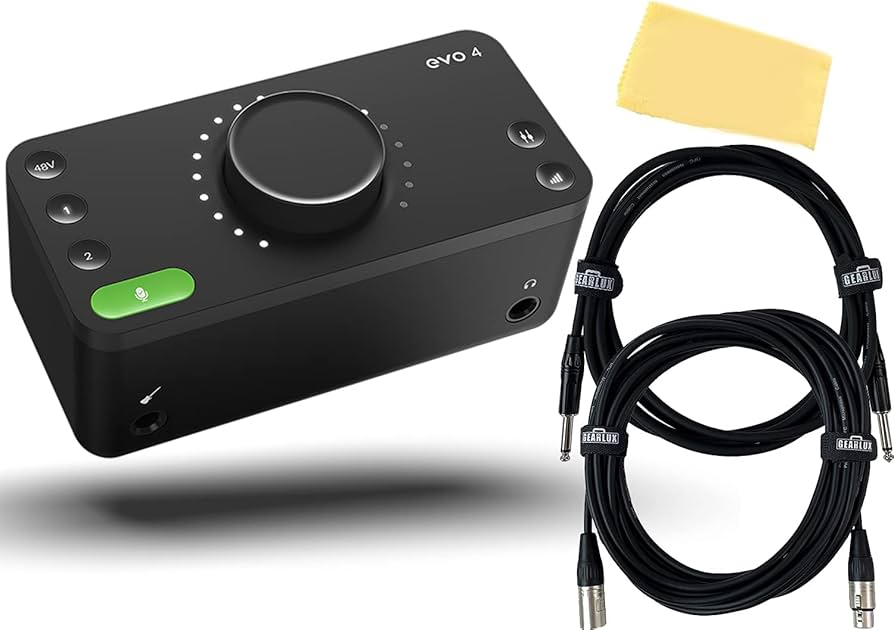 Amazon.com: Audient EVO 4 2-In 2-Out USB Audio Interface Bundle
