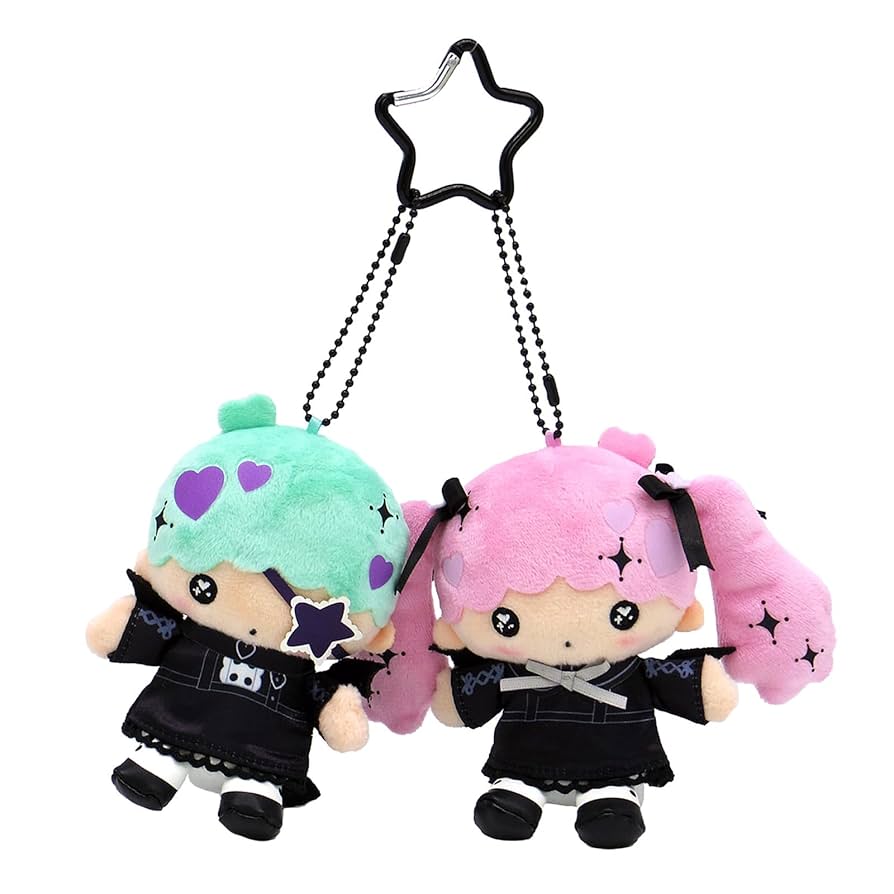 サンリオ リトルツインスターズ マスコットブローチ ファンシー 2個