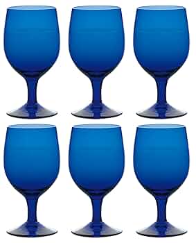 アンティークグラス オペーク（乳白色）ツイストステム ゴブレット