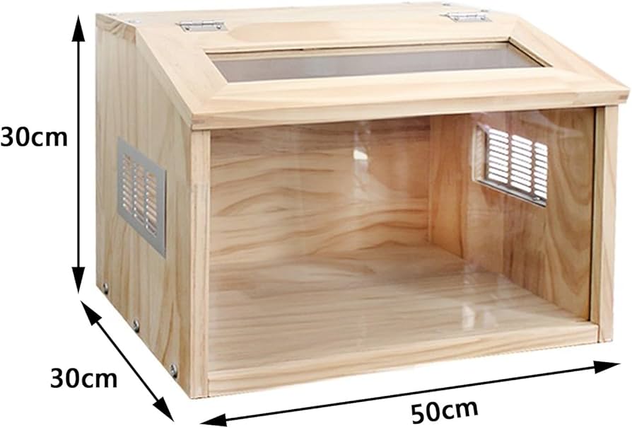 Amazon.co.jp: 木製 飼育ケージ ハムスター ケージ 木製 アクリル 透明