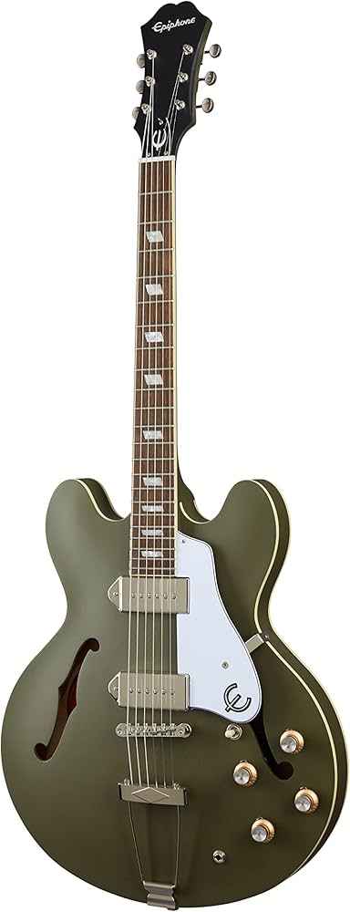 Amazon | Epiphone Casino Worn Olive Drab フルアコギター カジノ