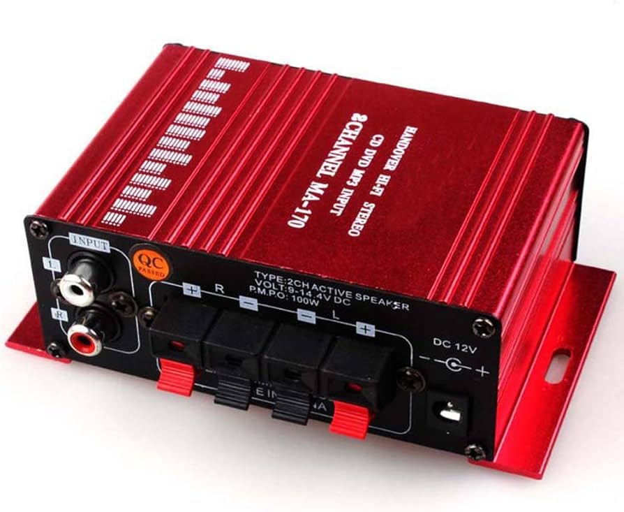 アマチュア無線用アンプ 赤 Amazon.co.jp: PolarLander MA170ミニ12V