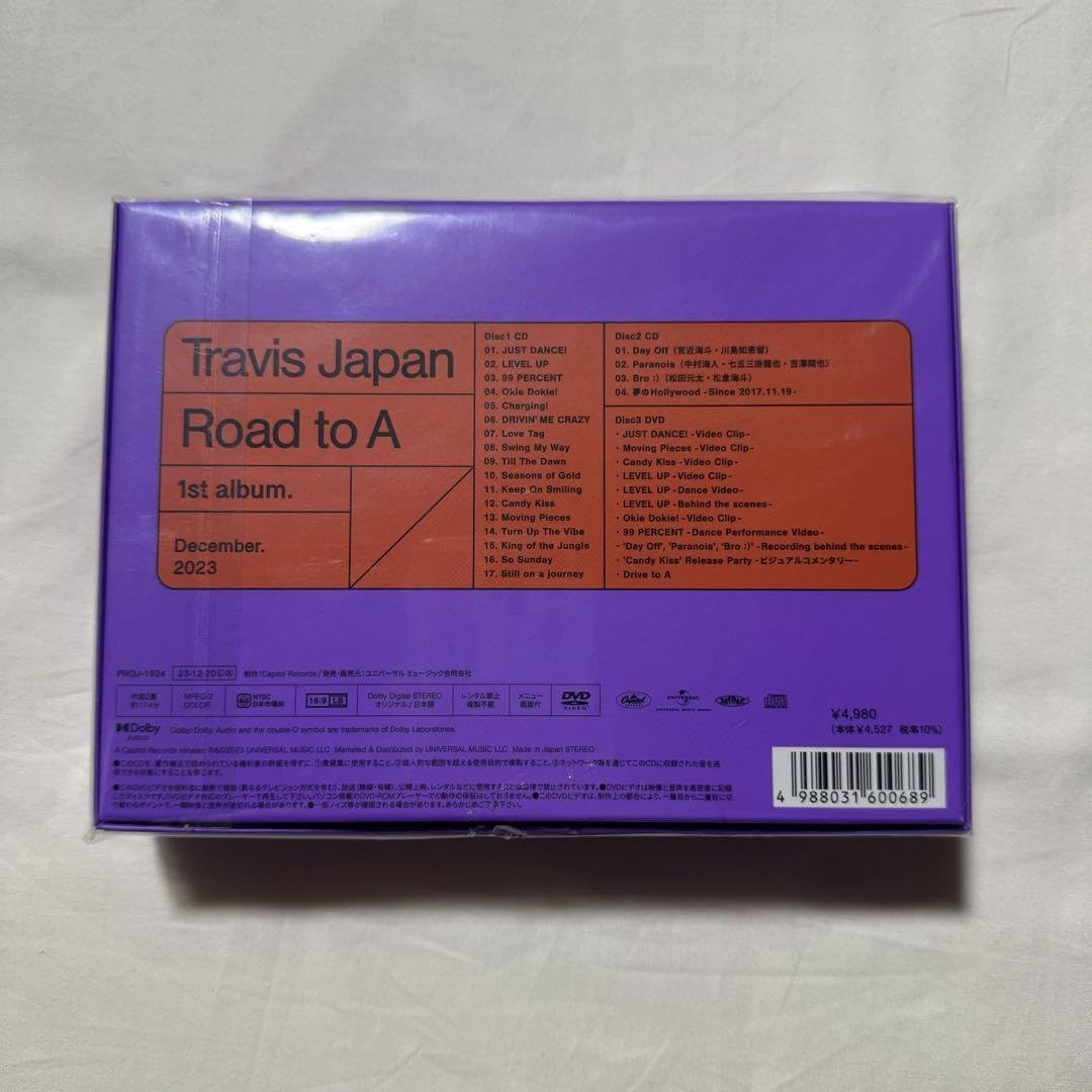 Travis Japan Road to A FC限定盤 DVD トラジャ ま】Travis Japan Road