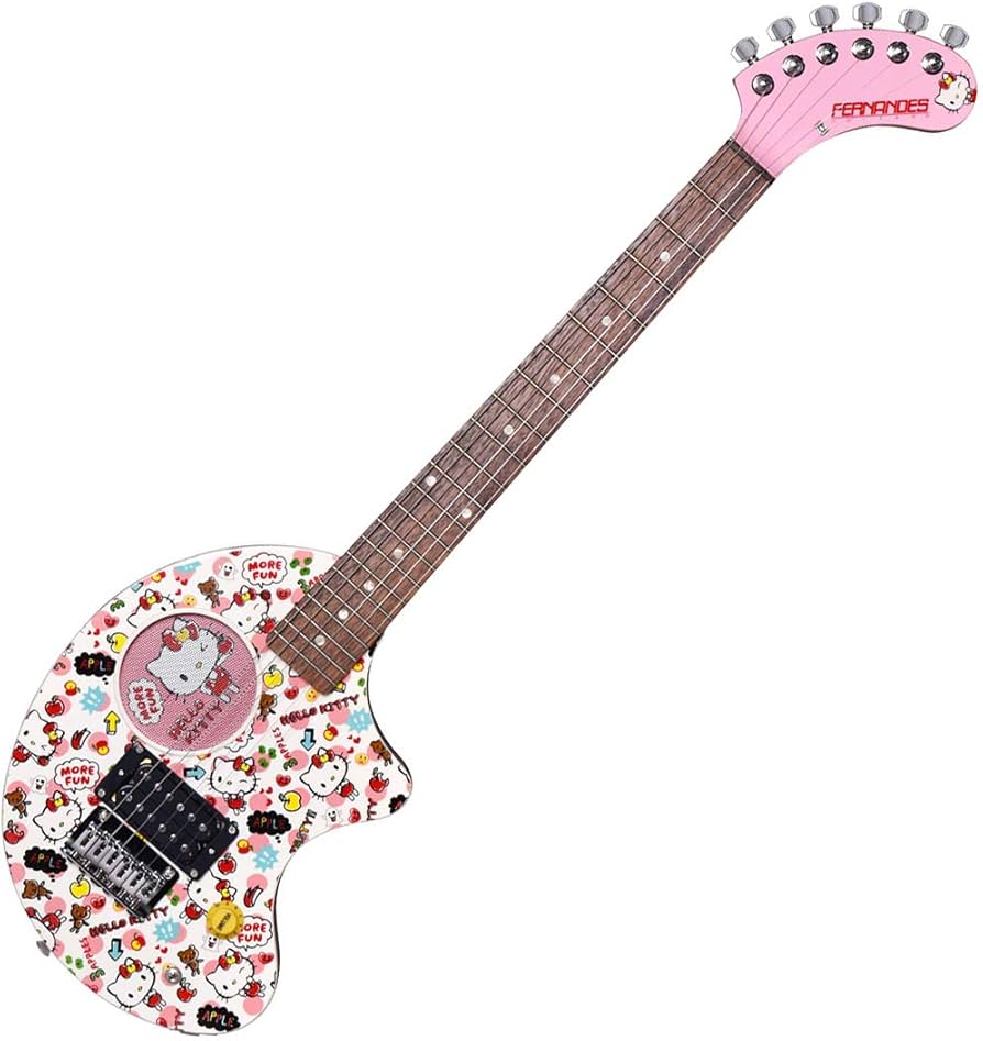 Amazon | FERNANDES ZO-3HK スピーカー内蔵ミニエレキギター ハロー