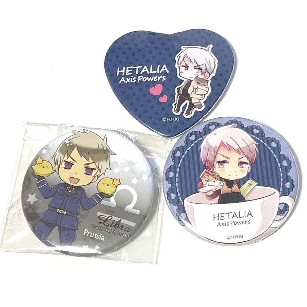 AxisPowersヘタリア チェンジング缶バッジ プロイセン ヘタリア