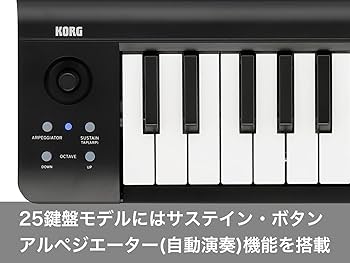 Amazon | KORG(コルグ) MIDIキーボード microKEY2 Air DTM/25鍵盤