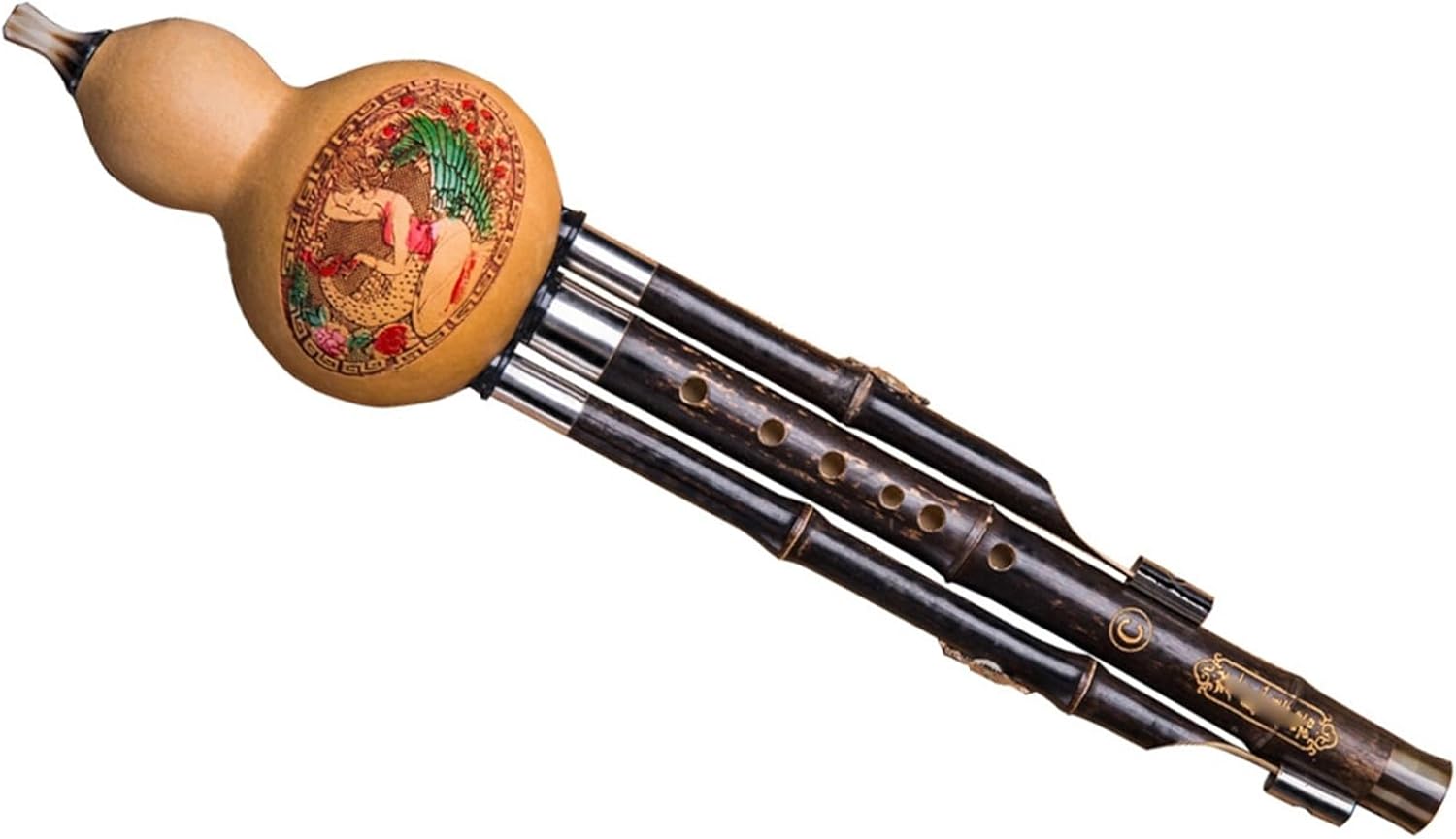 書道具 縞黒檀 唐木筆掛け 衣桁型 20本掛 古玩民具 習字 書道具 縞黒檀